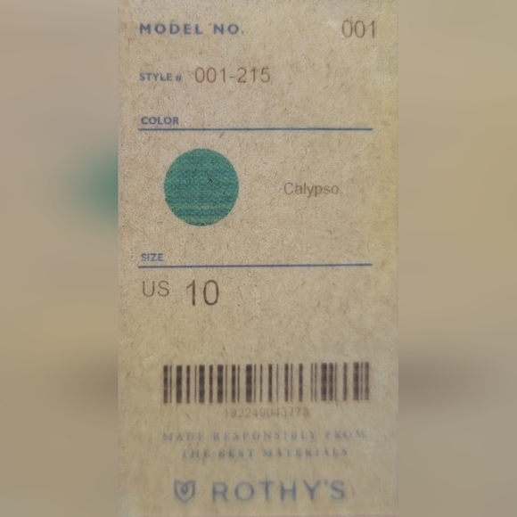 Rothy’s The Flat Calypso Slip On Shoes Retired Women's Size US 8.5, 9.5 - Picture 3 of 9